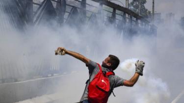 Disturbios en Caracas