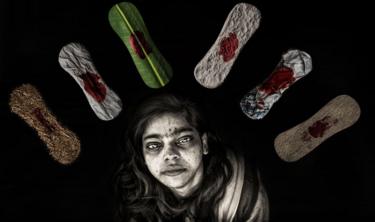 A photograph from Sacred Stains series
