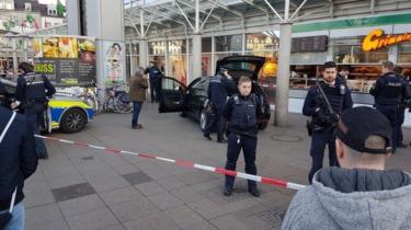 The scene of the attack