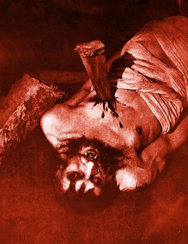 Vampiro con estaca