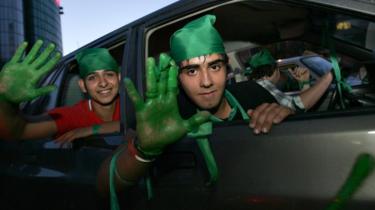 Movimento Verde manifestantes