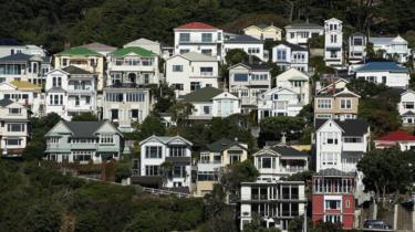 Houses in Oriental Bay in Wellington, New Zealand. File photo