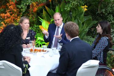 The Duke of Cambridge meets Jordanians working in the education sector