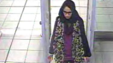 CCTV of Shamima Begum at Gatwick Airport in February 2015