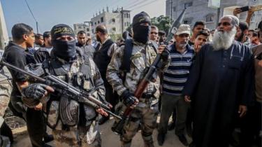 Milicjanci Islamskiego Dżihadu w Gazie (14/11/19)
