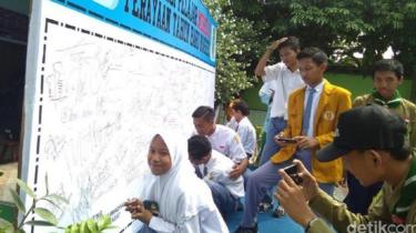 Para pelajar di Lamongan menolak perayaan tahun baru