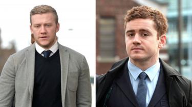 Paddy Jackson and Stuart Olding deny raping the woman