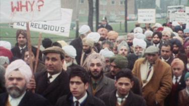 Sikhs striking in Wolverhampton