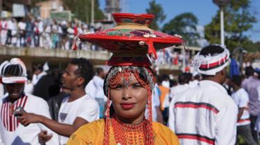 Woman in traditional costume