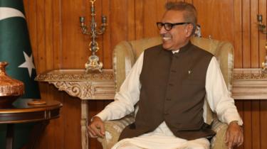 Pakistans præsident Arif Alvi