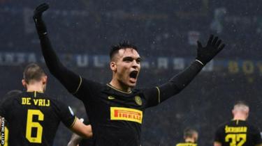 Mshambuliaji wa Argentina na Inter Milan Lautaro Martinez