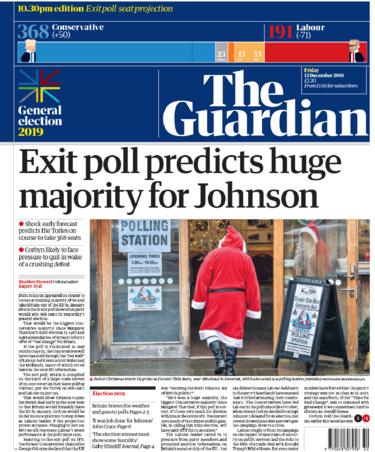 The Guardian front page