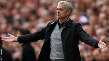 Mkufunzi wa Man United Jose Mourinho