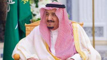 Re Salman bin Abdul Aziz a Riyadh, in Arabia Saudita (5 marzo 2020)