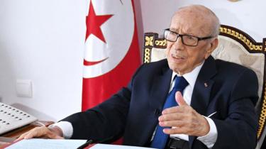 Beji Caid Essebsi pictured in July