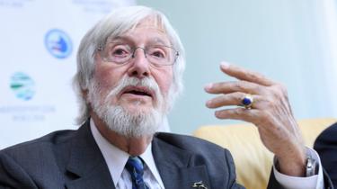 Jean-Michel Cousteau in Moscow, 4 Apr 19