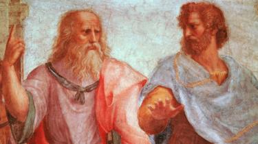 detaliu din școala din Atena de Raphael