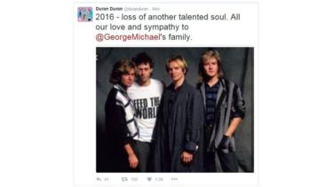 Tweet de Duran Duran