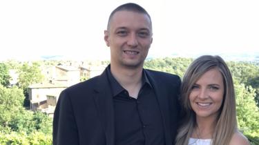 Marcin Kleczynski and his wife