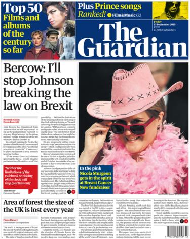 Guardian 13 September 2019
