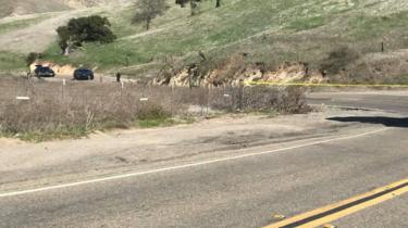 The roadside near where Ms Cuesta was found