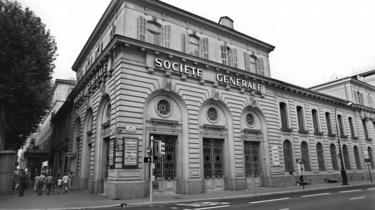 Nice branch of the Société Générale in 1976