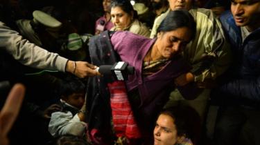 Asha Singh detained at a protest, 20 Dec