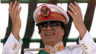 El coronel Gadafi de Libia's Col Gaddafi