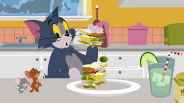 Still uit WB Kids show voor Tom and Jerry