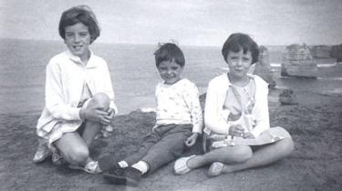 The three Beaumont children pictured on a holiday to Victoria, Australia