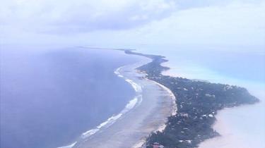 Aerial view of Tarawa