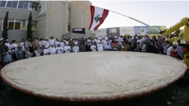 lebanon world`s biggest hummus