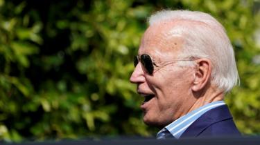 Joe Biden leaves after attending a fundraiser in Manhattan Beach, California, U.S. September 25, 2019