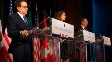 Representatives from Canada, Mexico and the US meet to discuss Nafta in January 2018