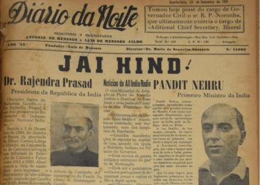 Un periódico de Goa del 20 de diciembre de 1961