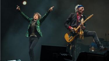  Mick Jagger und Keith Richards