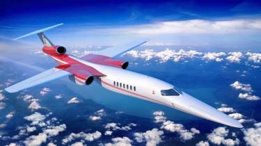 Illustration of Aerion`s AS2 business jet