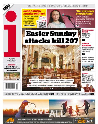 i front page 22/04/19