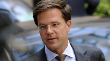 Le Premier ministre néerlandais Mark Rutte' Prime Minister Mark Rutte