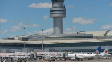 A view of a part of the Toronto Pearson International Airport