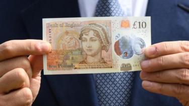 Jane Austen £ 10 note