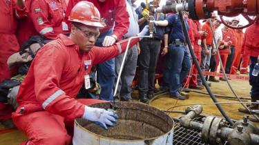 Wenezuelscy pracownicy naftowi