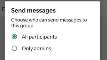 "வாட்ஸ்அப் குரூப்பில் அட்மின்கள் மட்டும் பதிவிடுமாறு செய்வது எப்படி?"