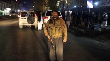 Afghan soldier at Kabul hospital