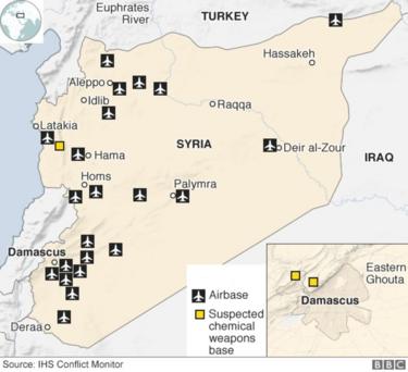 syria map