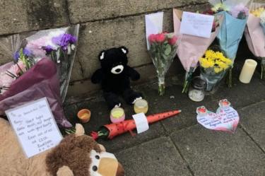 Floral tributes