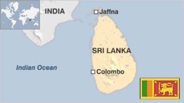 Map of Sri Lanka