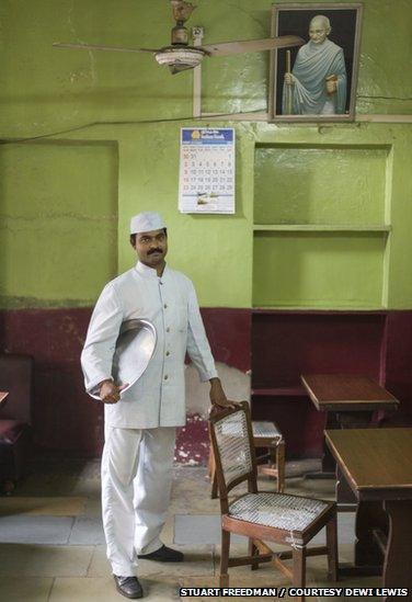 Sri Kumar, a waiter. The Indian Coffee House, Jaipur