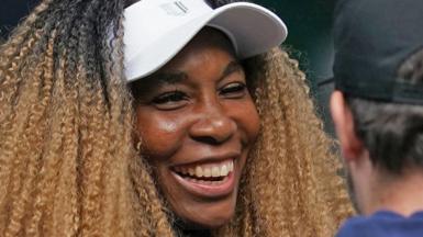 Venus Williams smiles