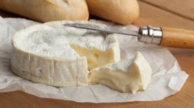 Cheese on a cheese board